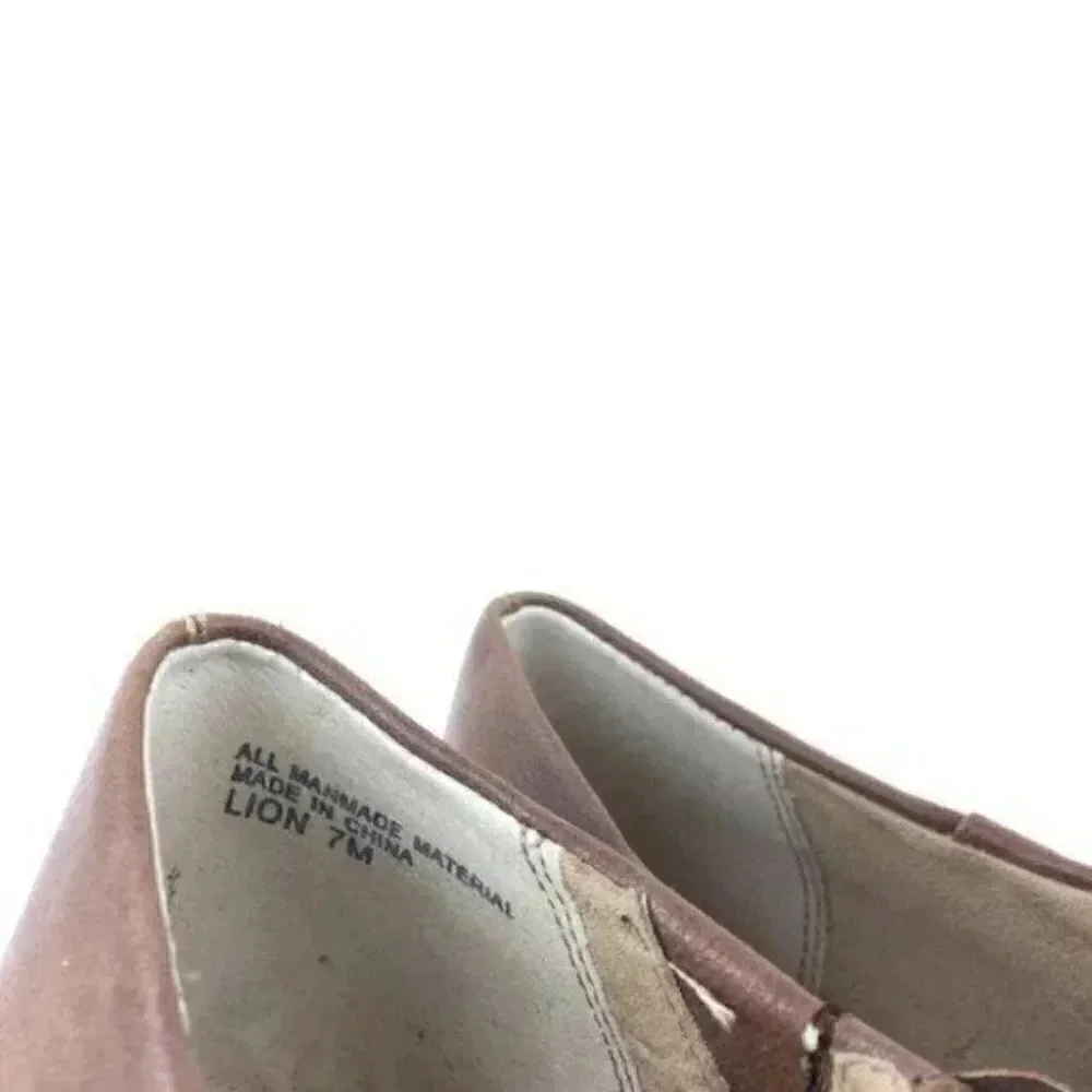 New Crown Vintage Ankle Boots 7 Lion Brown Booties